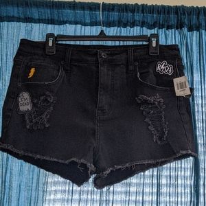 Blackheart high rise shorts
